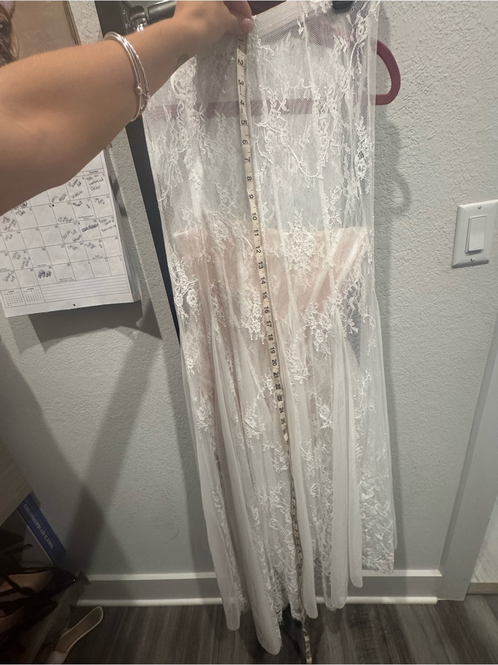 Miss rosier Margherita White Floral Lace Dress & Skirt Set - Picture 12 of 12